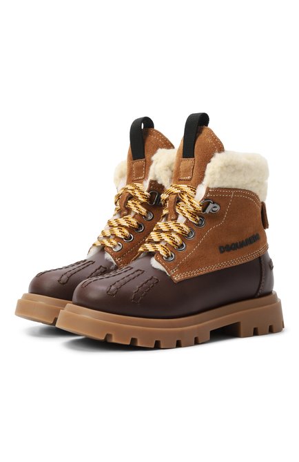 Кожаные ботинки DSQUARED2, арт. 81535/24-27