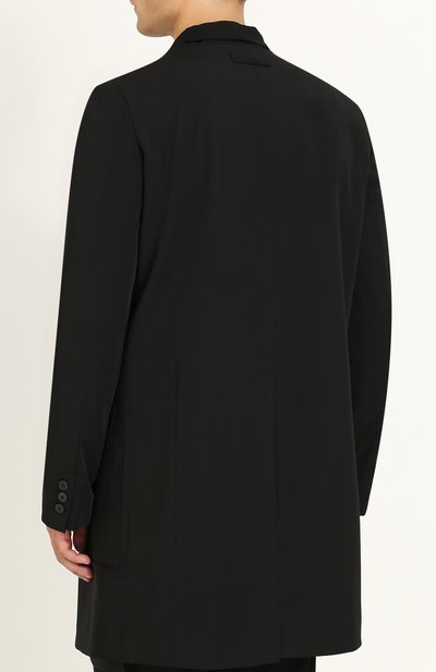 Шерстяное однобортное пальто ISABEL BENENATO, арт. UW04F17, фото 4