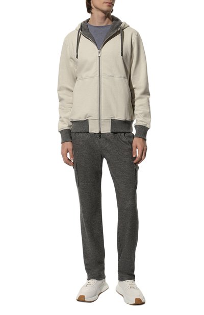 Брюки-карго из хлопка и шерсти CAPOBIANCO, арт. 13M703.DB00., фото 2