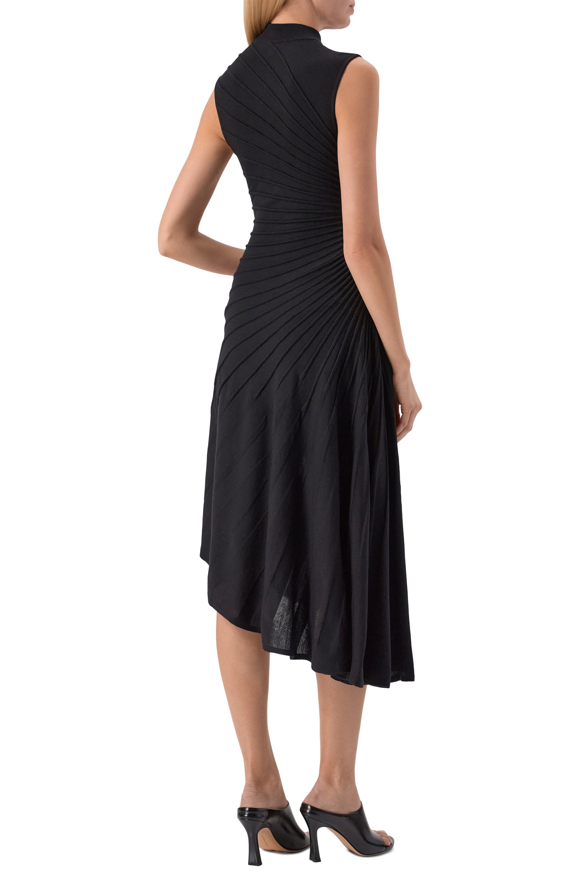 Шерстяное платье ALAIA, арт. AA9R2569K162C, фото 3