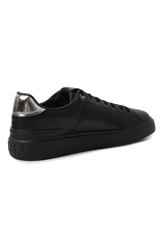 Кожаные кеды B-Court Balmain FM1VI390/LNSS Чёрный  FM1VI390/LNSS Фото 5