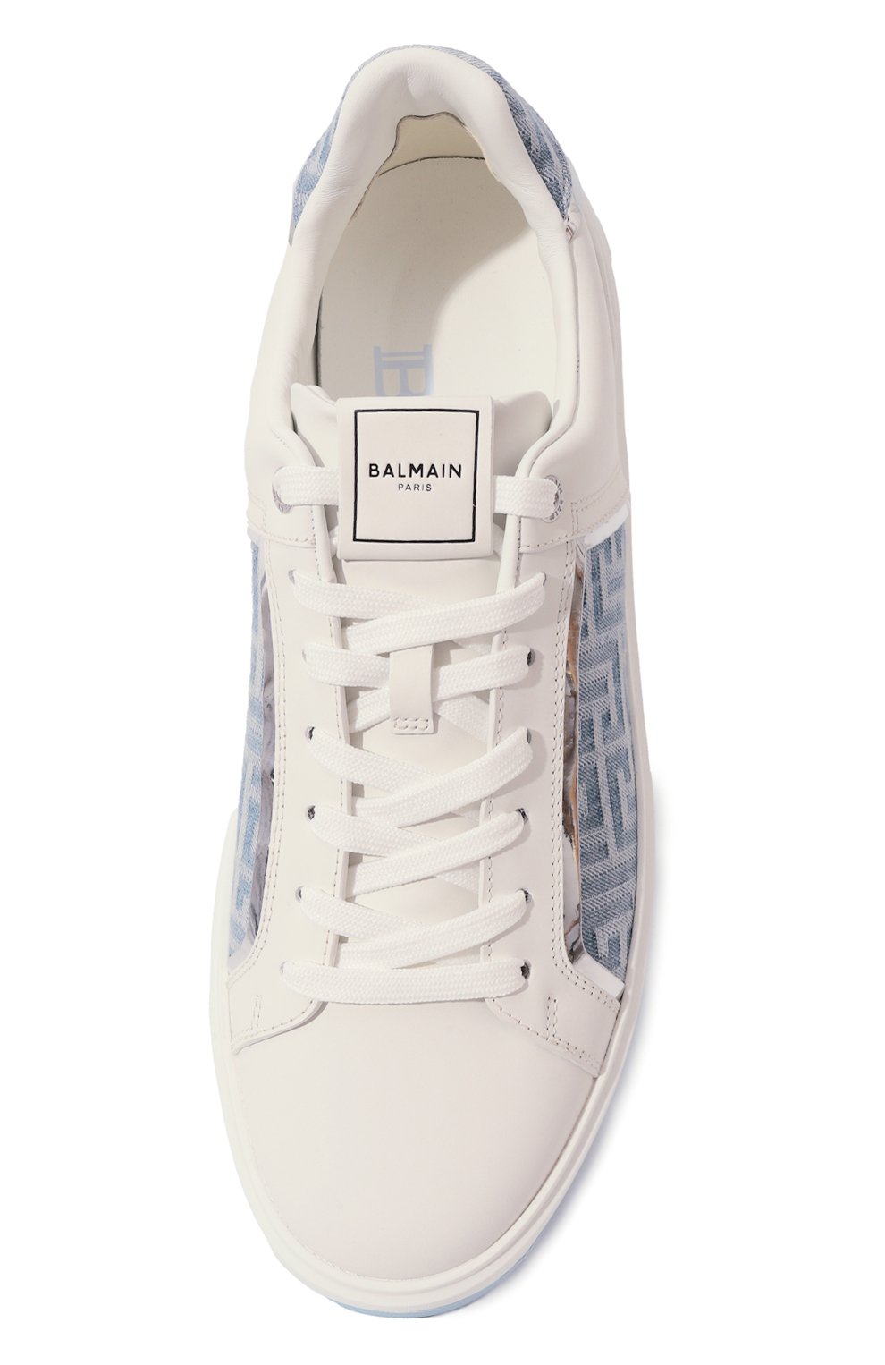 Комбинированные кеды b-court BALMAIN, арт. DM1VI321/LLTD, фото 6