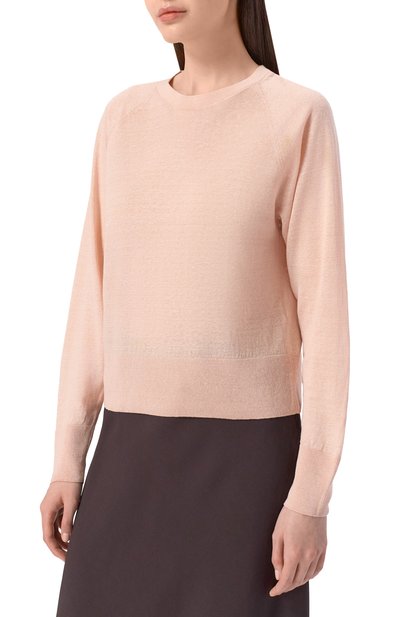 Пуловер изо льна и шелка AGNONA, арт. K111048E/0L180PE, фото 3