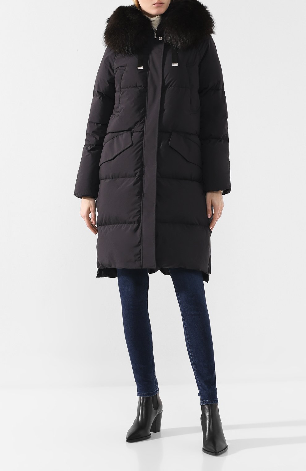 Пуховик с капюшоном MOORER, арт. ENIA-STP/A19D530ST0P, фото 2