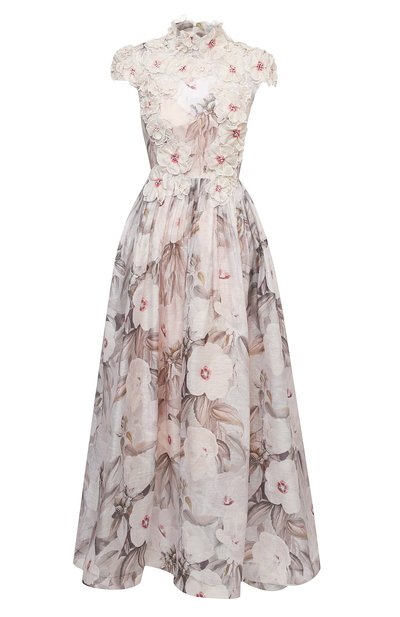 Женское платье из льна и шелка ZIMMERMANN, арт. 1034DB0T