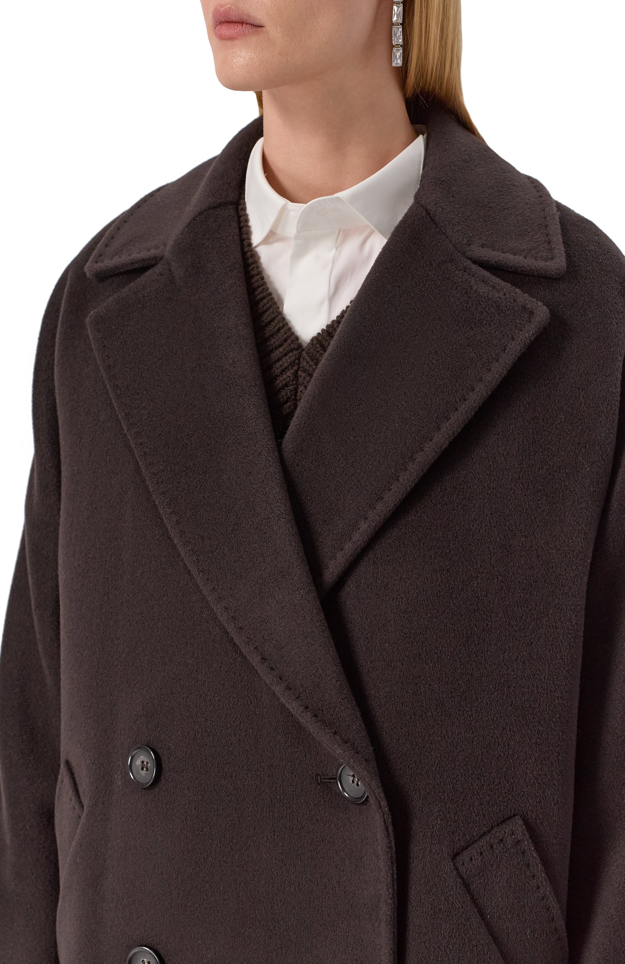 Шерстяное пальто CINZIA ROCCA, арт. ZR35001/D4, фото 5