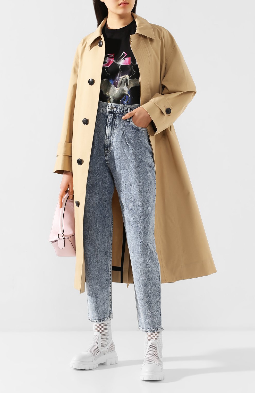 Хлопковая футболка MSGM черного цвета по цене 16200 руб., арт. 2842MDM289 207498, фото 2 Хлопковая футболка MSGM, арт. 2842MDM289 207498, фото 2