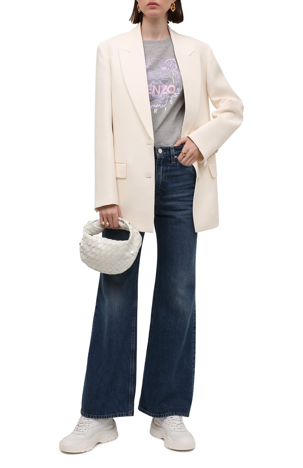 Хлопковая футболка KENZO, арт. FC52TS8464YG, фото 2