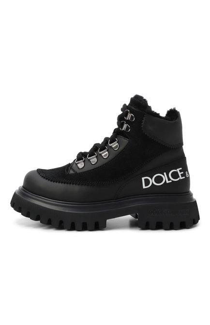 Кожаные ботинки DOLCE & GABBANA, арт. DA5177/AL696/27-36