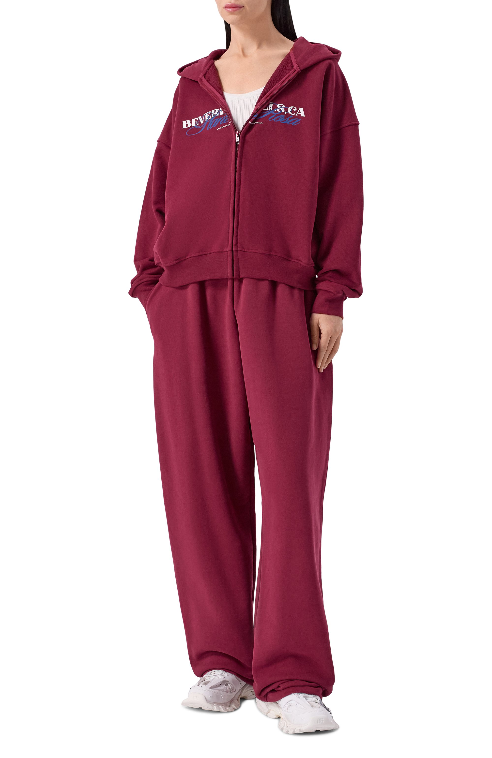 Хлопковая толстовка PLANTA ROSA, арт. PR/HZ/BEVERLY-CLASSIC/470VELVET, фото 3