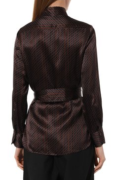 Атласная рубашка KITON, арт. D48407K0575C, фото 4