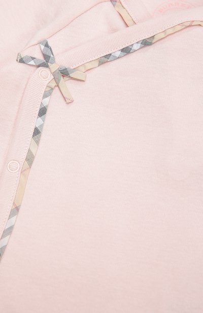 Пижама в комплекте с шапкой и нагрудником BURBERRY, арт. 4037577, фото 5