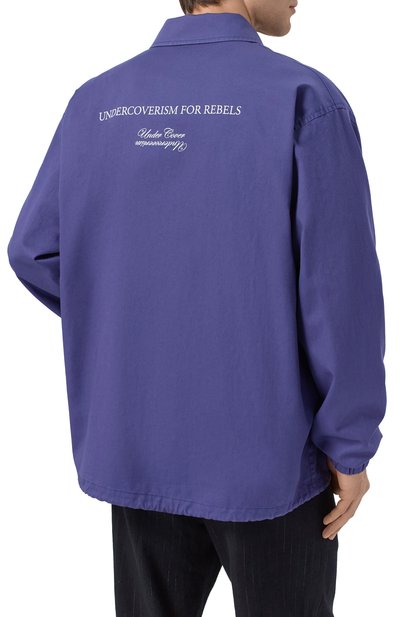 Хлопковая куртка-рубашка UNDERCOVER, арт. UP1F4204, фото 4