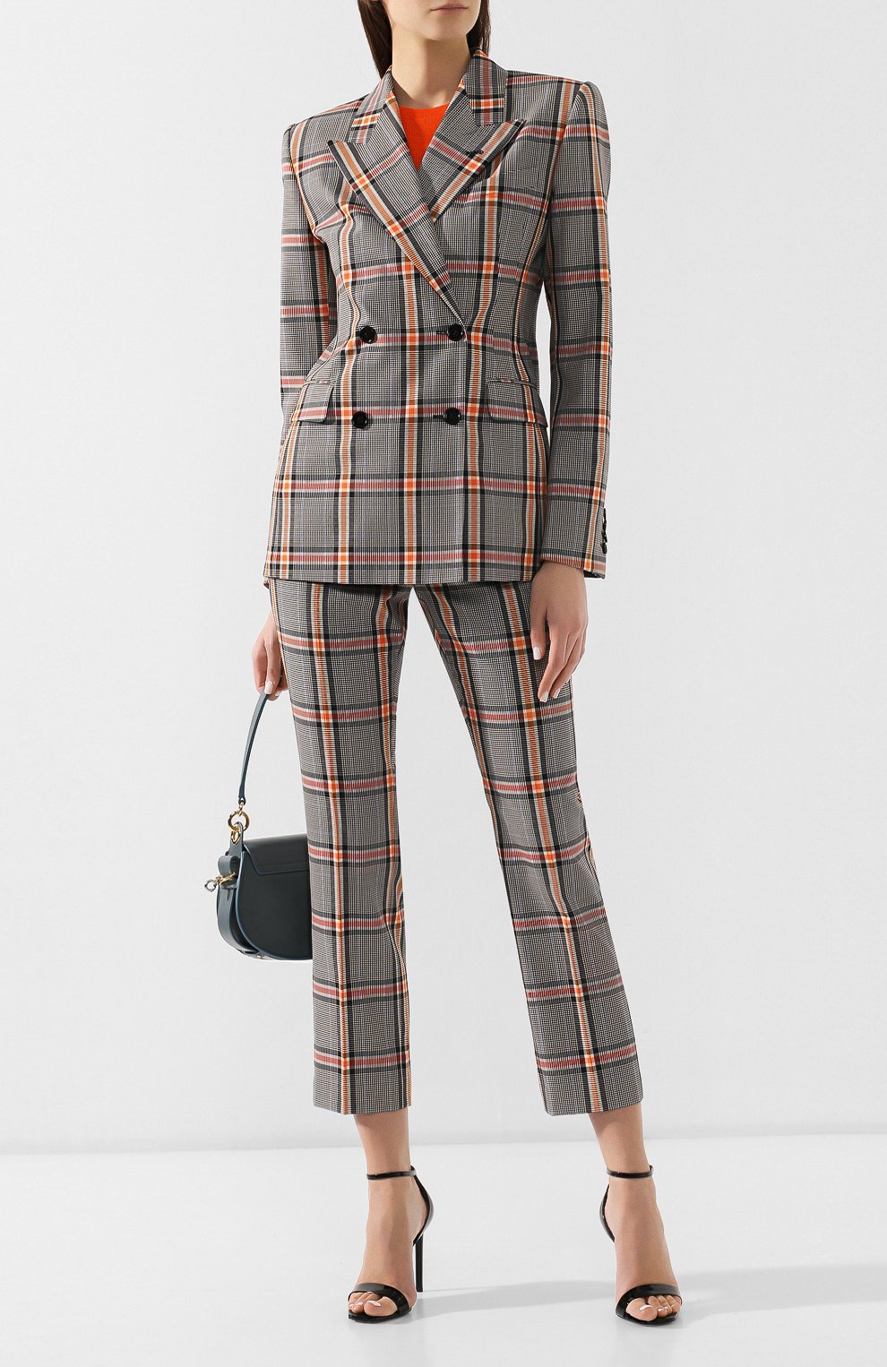 Брюки в клетку DRIES VAN NOTEN, арт. 191-10913-7035, фото 2