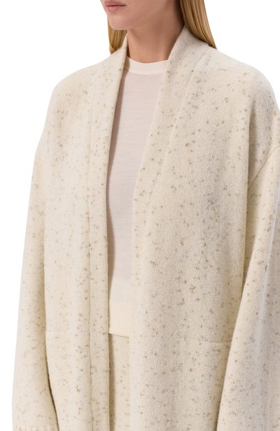 Шерстяной кардиган FREEAGE кремового цвета по цене 69080 руб., арт. LW26.CR115.2300.101, фото 5 Шерстяной кардиган FREEAGE, арт. LW26.CR115.2300.101, фото 5