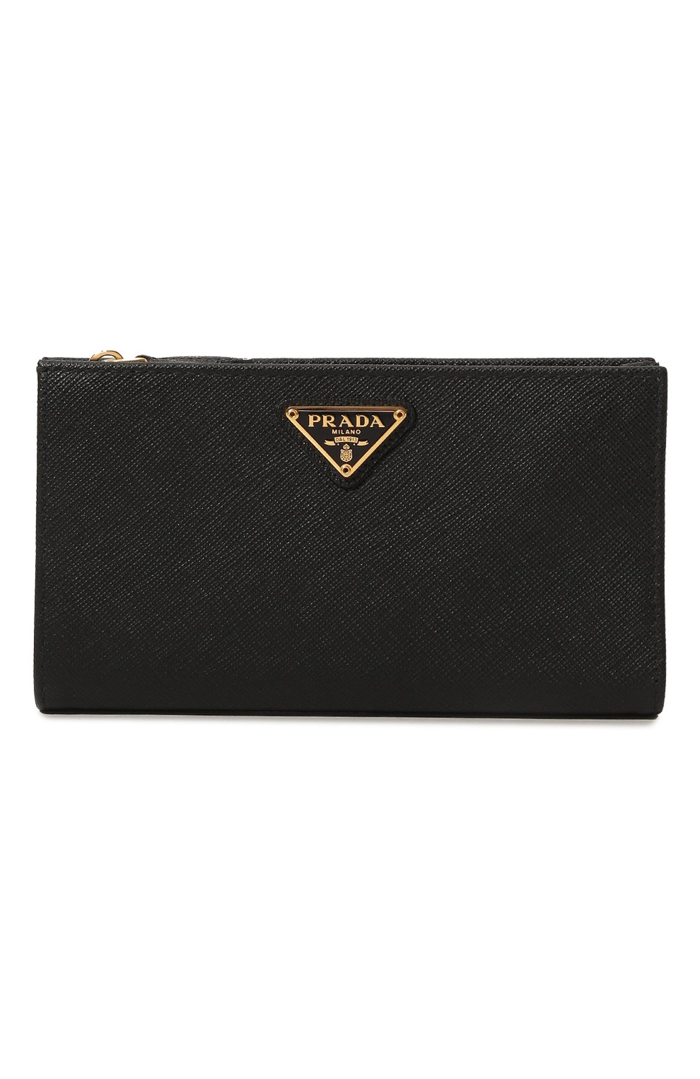 Кожаный кошелек PRADA черного цвета по цене 78000 руб., арт. 1ML009-QHH-F0002, фото 1 Кожаный кошелек PRADA, арт. 1ML009-QHH-F0002, фото 1