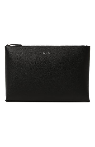 Кожаный клатч SANTONI, арт. UFPPA2370F0-AST5N01, фото 1