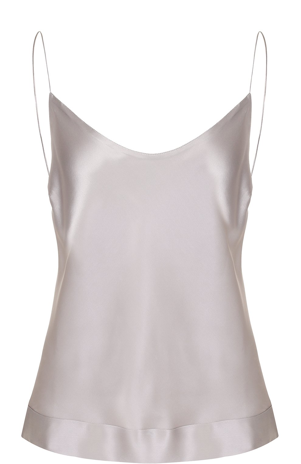 Шелковый топ на тонких бретельках MENG, арт. 9-BEA, фото 1