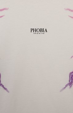 Детская хлопковая футболка PHOBIA ARCHIVE молочного цвета, арт. PHK00563 | Фото 3 (Рукава: Короткие; Материал сплава: Проставлено; Материал внешний: Хлопок; Мальчики Кросс-КТ: Футболка-одежда; Драгоценные камни: Проставлено; Ростовка одежда: 6 лет | 116 см, 8 лет | 128 см, 10 - 11 лет | 140 - 146см, 12 лет | 152 см, 13 - 15 лет | 158 см)