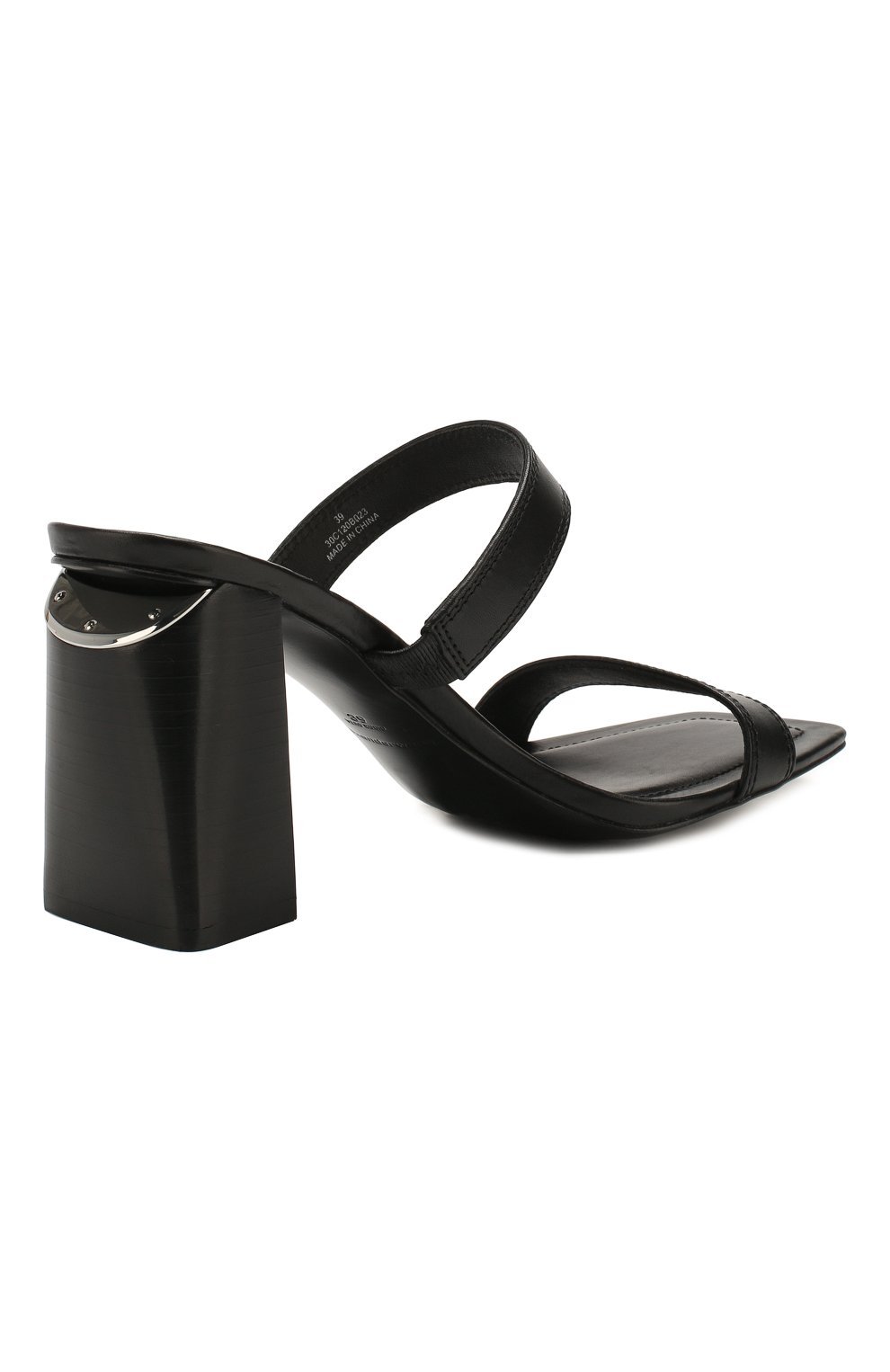 Кожаные мюли ALEXANDER WANG, арт. 30C120B023, фото 4