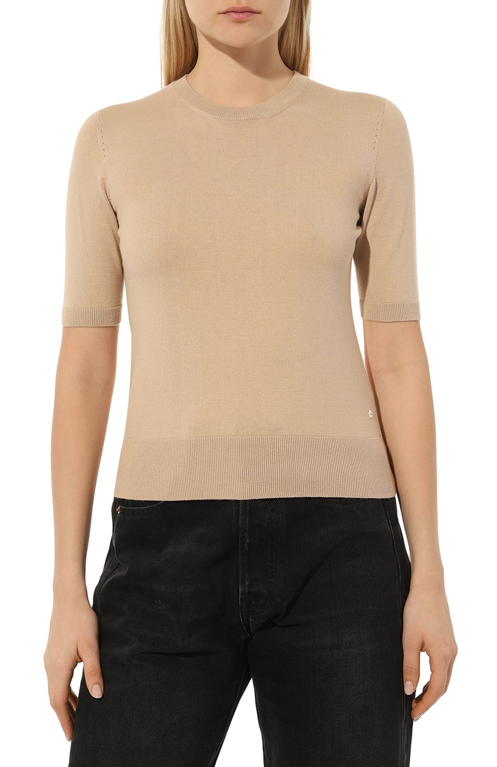 Пуловер из хлопка и кашемира LORENA ANTONIAZZI, арт. P23114TM07B/2224, фото 3