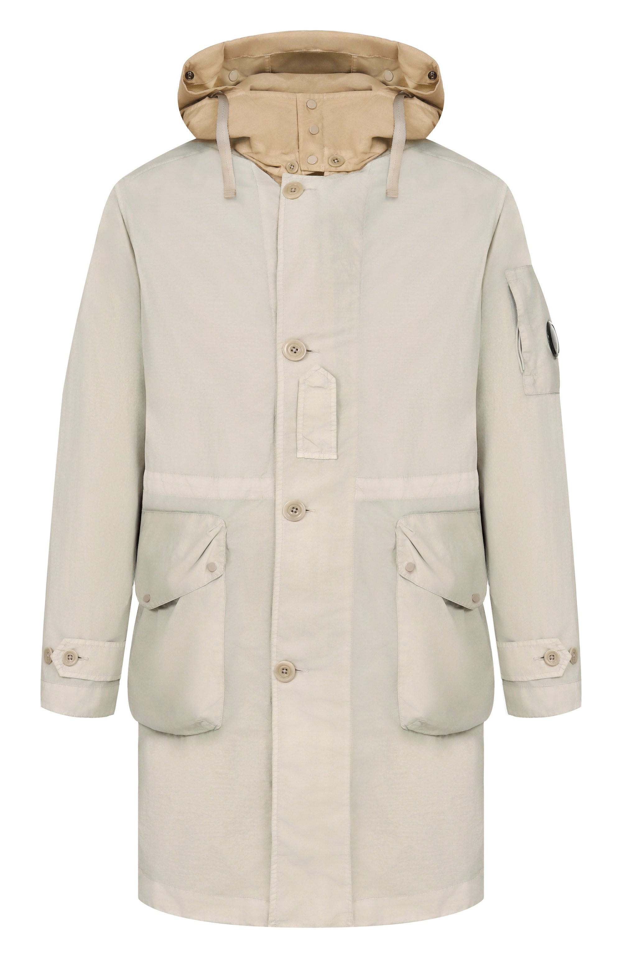 Парка C.P. COMPANY светло-серого цвета по цене 106500 руб., арт. 20CM0W016A/005991G, фото 1 Парка C.P. COMPANY, арт. 20CM0W016A/005991G, фото 1