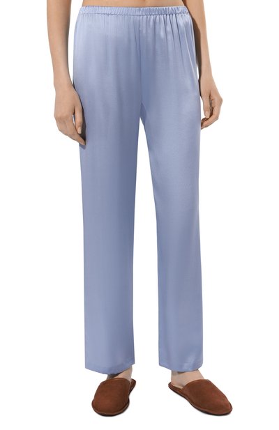 Шелковая пижама LUNA DI SETA голубого цвета по цене 60010 руб., арт. VLST08007, фото 5 Шелковая пижама LUNA DI SETA, арт. VLST08007, фото 5