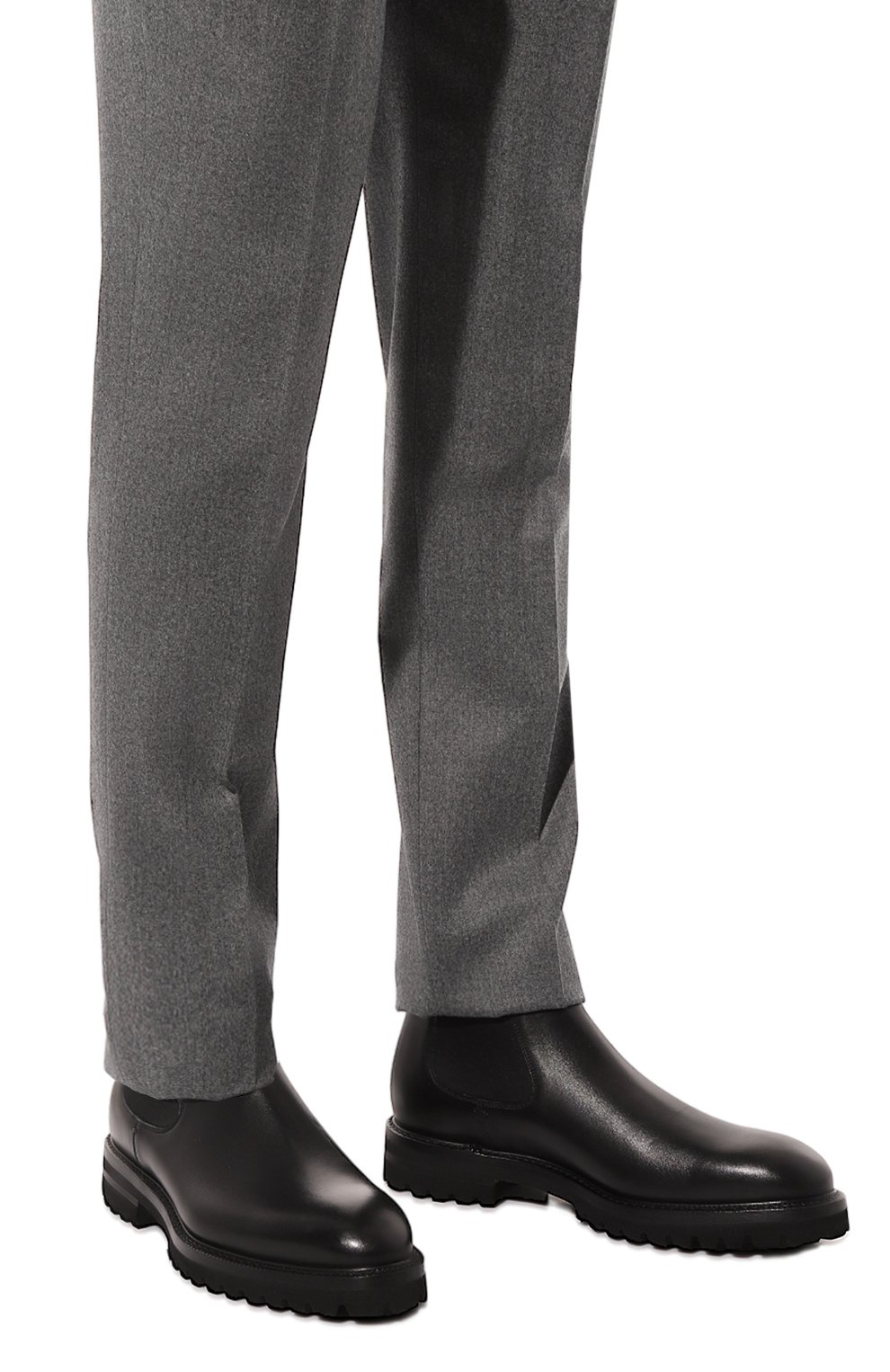 Кожаные челси W.GIBBS, арт. 7260004/B0X ANTIC FUR, фото 3