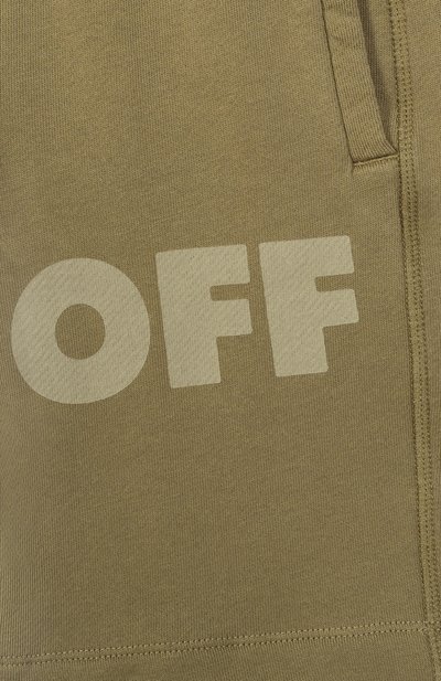 Хлопковые шорты OFF-WHITE, арт. 0BCI001S26FLE006_001, фото 3