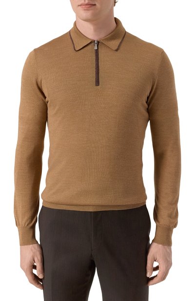 Поло из шерсти и шелка GRAN SASSO, арт. 57146/13125, фото 3