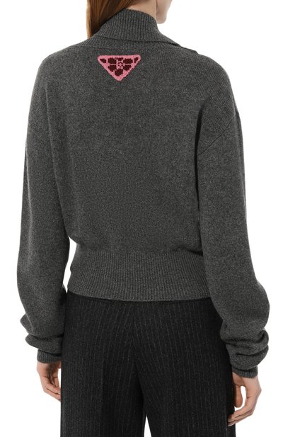 Кашемировый свитер PRADA, арт. P24M1C-1ZUC-F0480-212, фото 4