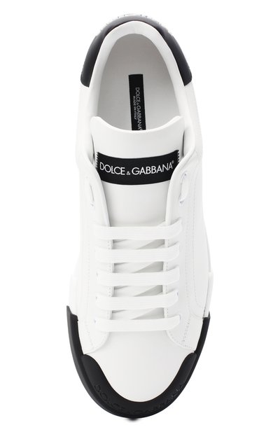 Кожаные кеды portofino DOLCE & GABBANA, арт. CS1802/AW113, фото 5