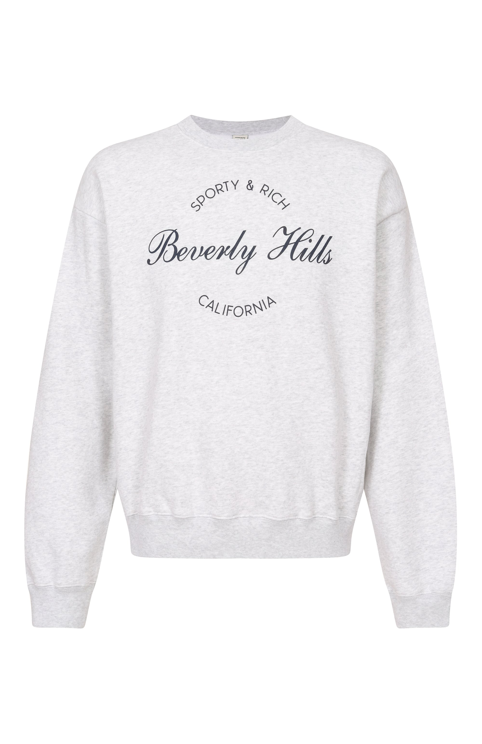 Хлопковый свитшот SPORTY AND RICH, арт. ST09876257GY03, фото 1