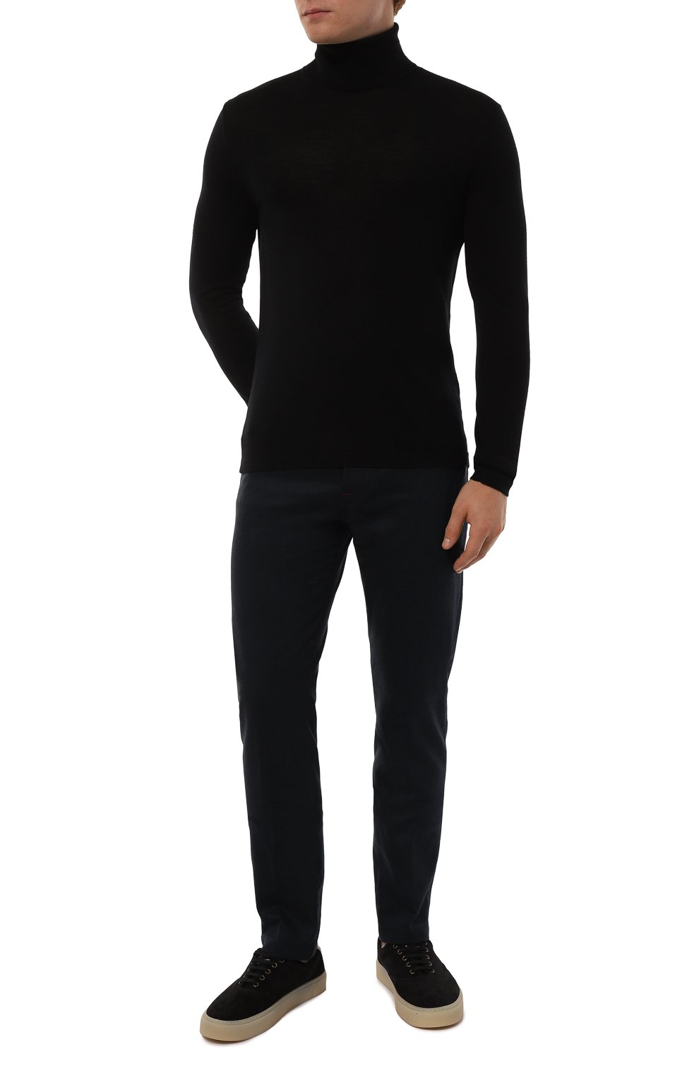 Шерстяные брюки KITON, арт. UPNJSK0123E06, фото 2