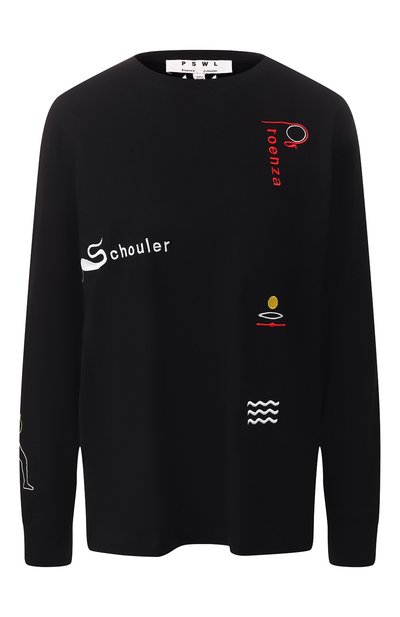 Женская хлопковый лонгслив PROENZA SCHOULER, арт. WL1914050-JCE104