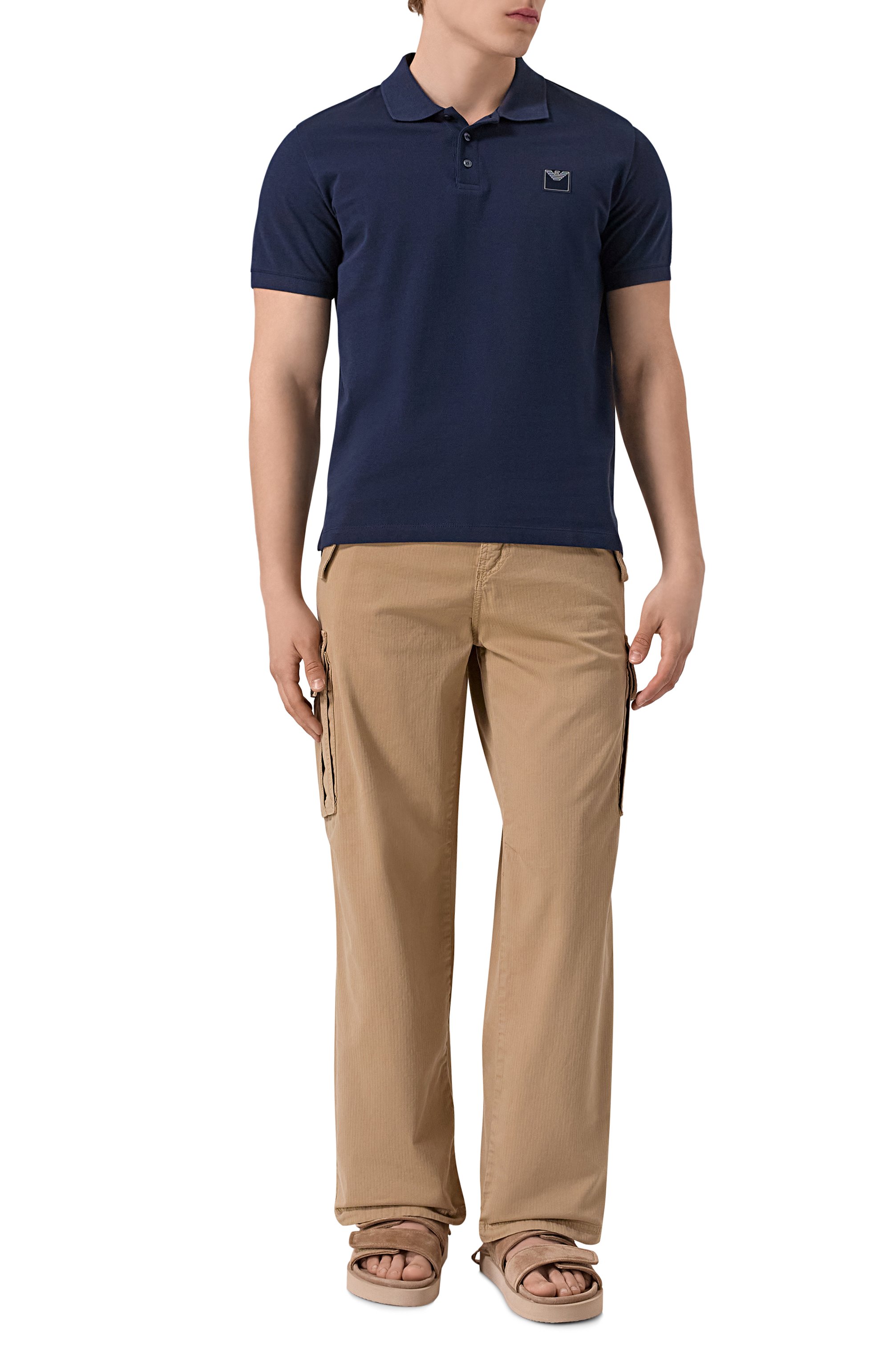 Замшевые шлепанцы double band INUIKII, арт. 50102-510, фото 2