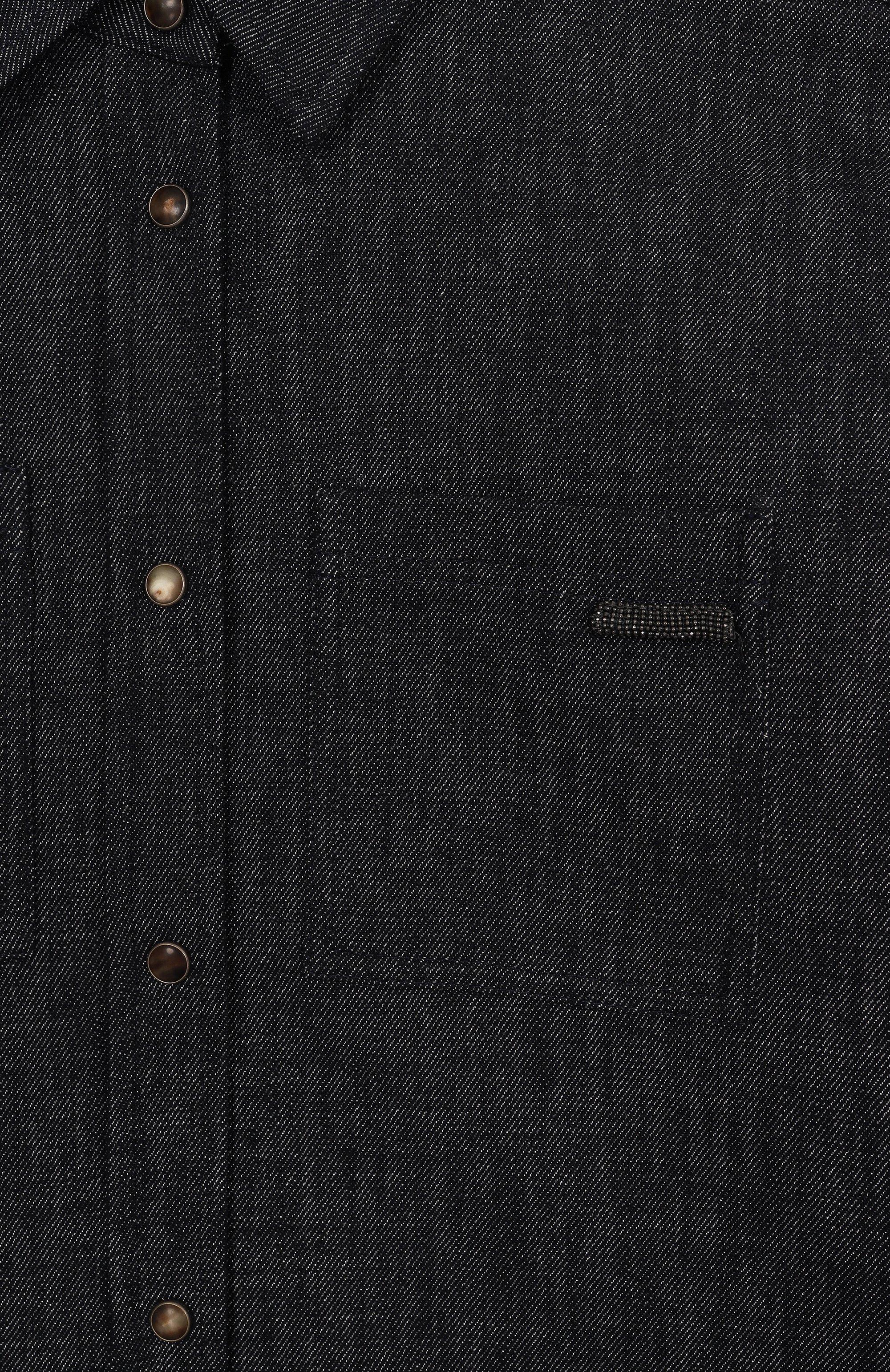 Джинсовая рубашка BRUNELLO CUCINELLI, арт. BB148C404B, фото 3