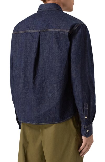 Джинсовая рубашка icon DSQUARED2 темно-синего цвета по цене 55000 руб., арт. S79DL0058/D30011, фото 4 Джинсовая рубашка icon DSQUARED2, арт. S79DL0058/D30011, фото 4