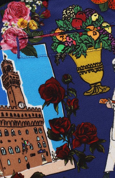 Хлопковые шорт ы с поясом на кулиске DOLCE & GABBANA, арт. L4JQD4/G700L/2-6, фото 3