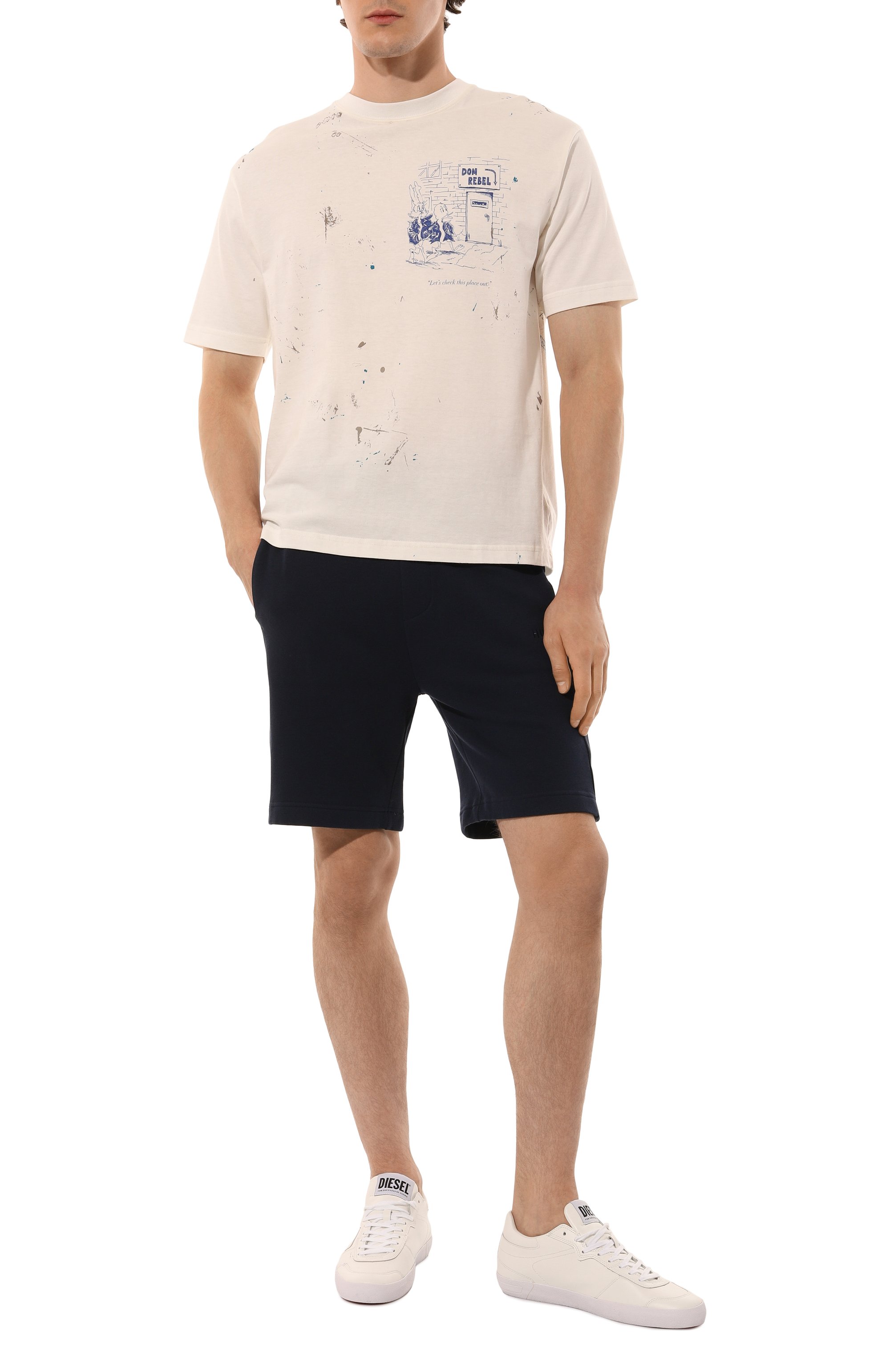 Хлопковые шорты HUGO, арт. 50520492, фото 2