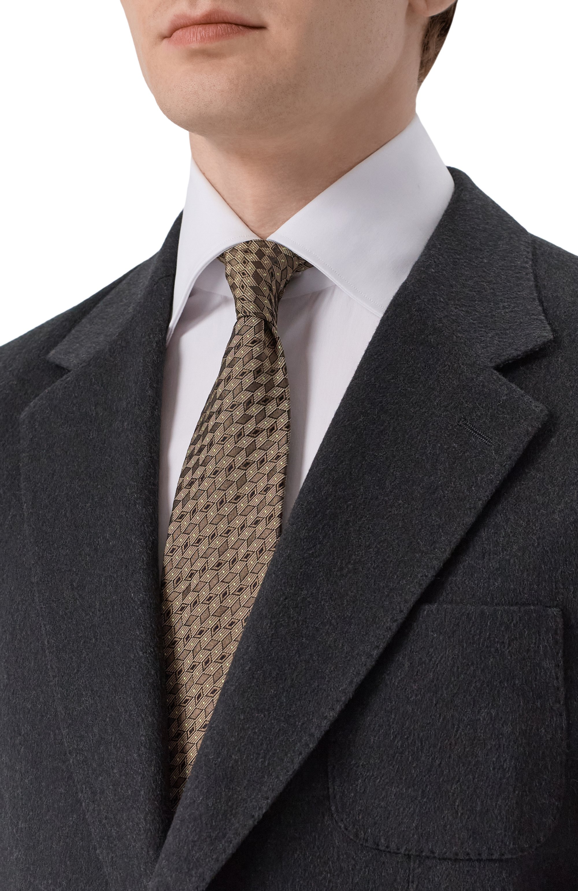 Шелковый галстук ZILLI, арт. CRAV02M0600VNJQC0, фото 2