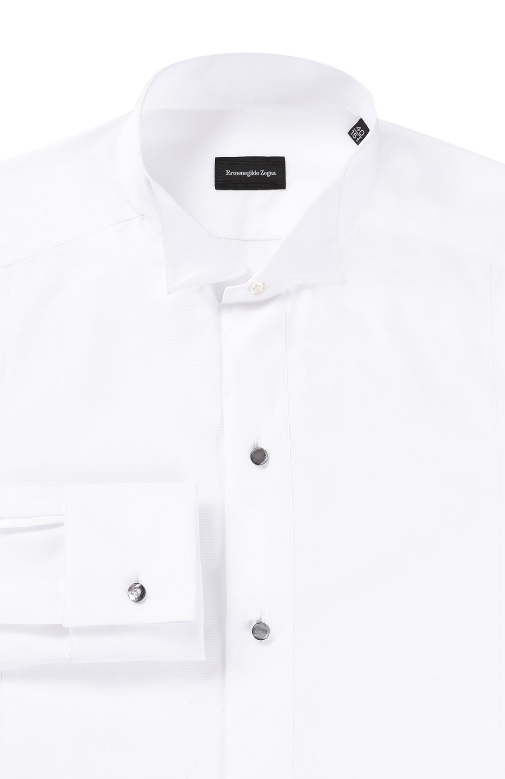 Хлопковая сорочка под смокинг с воротником бабочка ZEGNA, арт. 8019609MENSM, фото 1