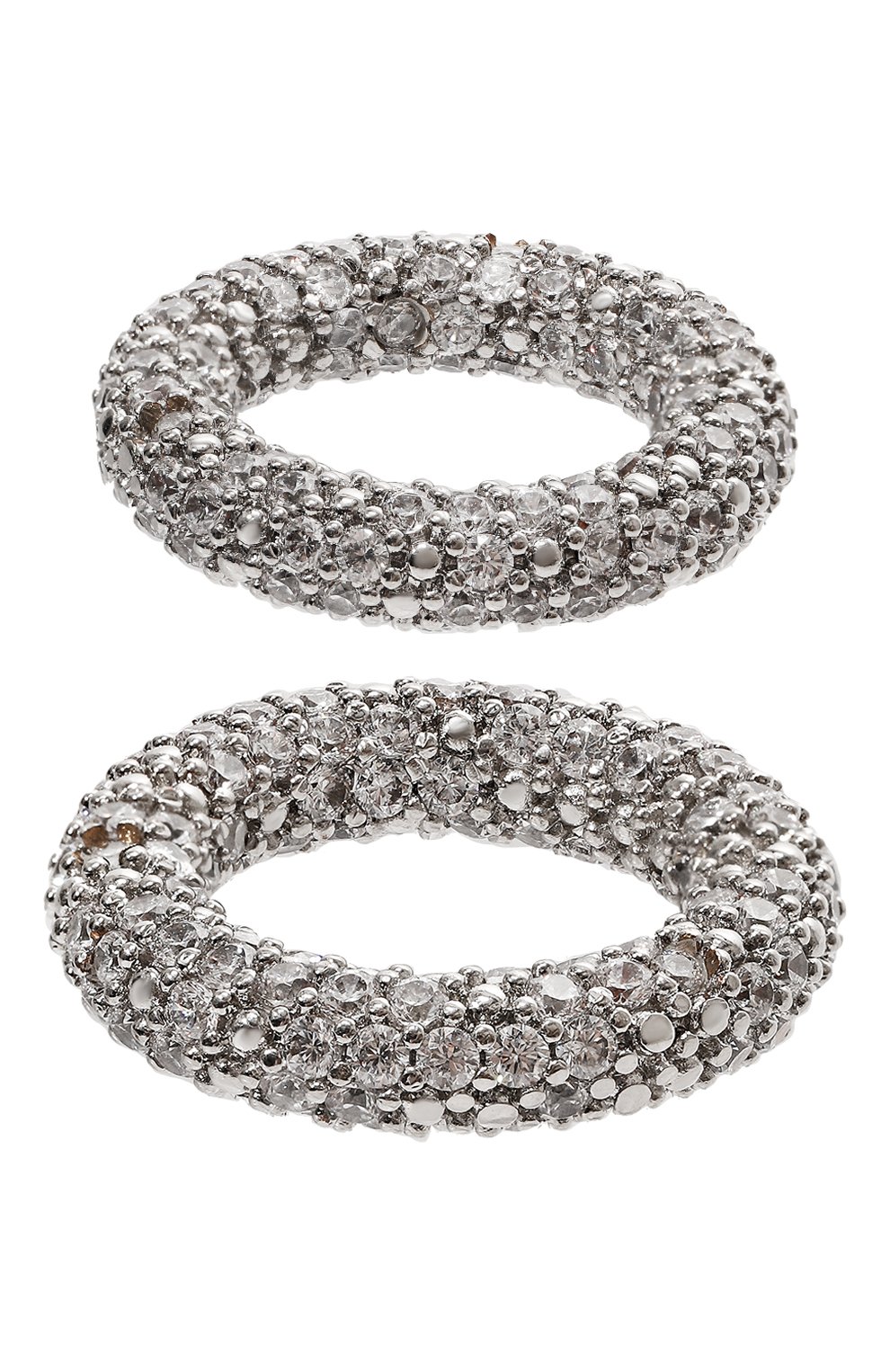 Набор из двух колец JIL SANDER серебряного цвета по цене 63900 руб., арт. J11UQ0018 J12021, фото 3 Набор из двух колец JIL SANDER, арт. J11UQ0018 J12021, фото 3