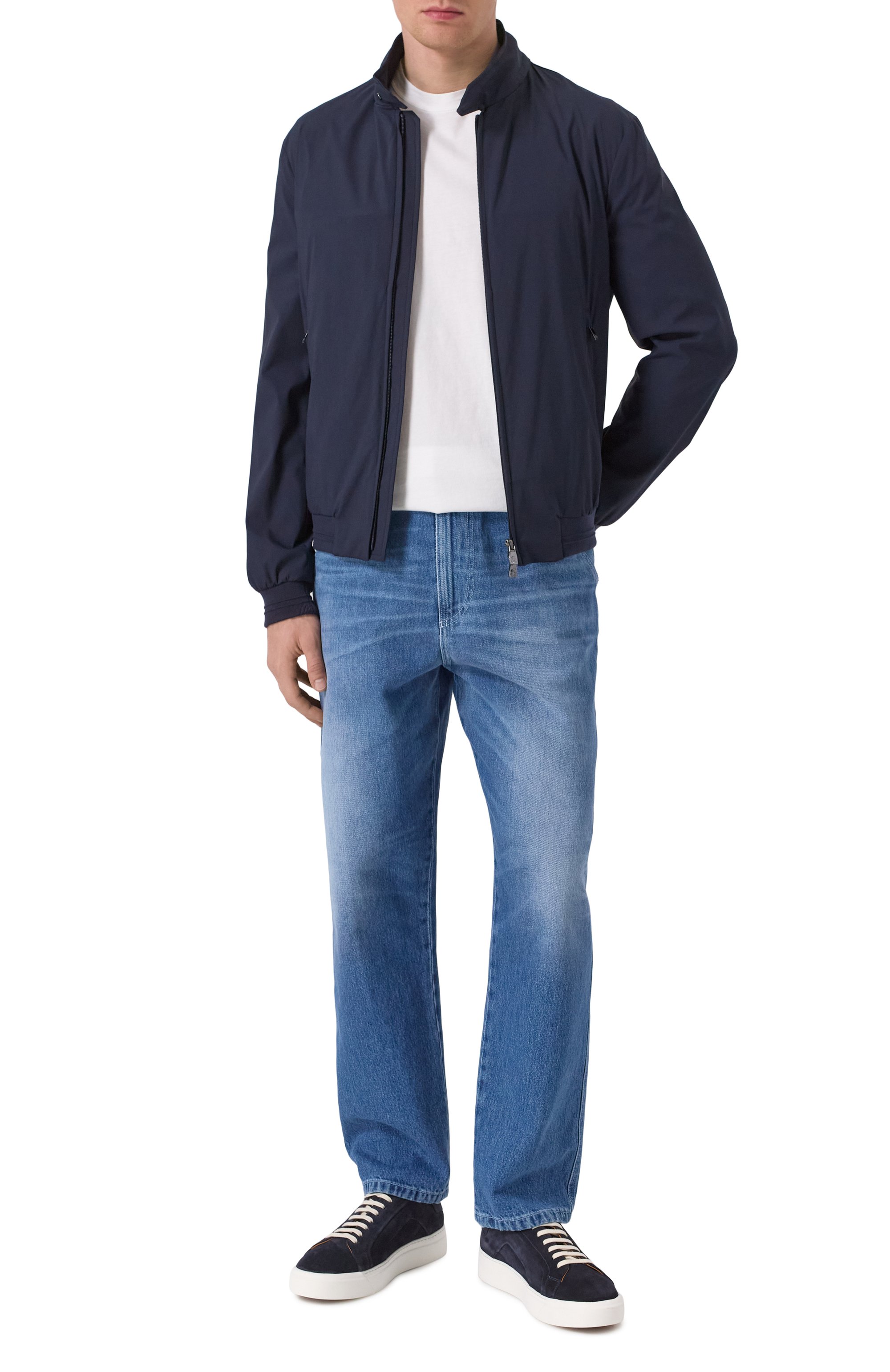 Замшевые кеды KITON, арт. USSA268N0119007, фото 2