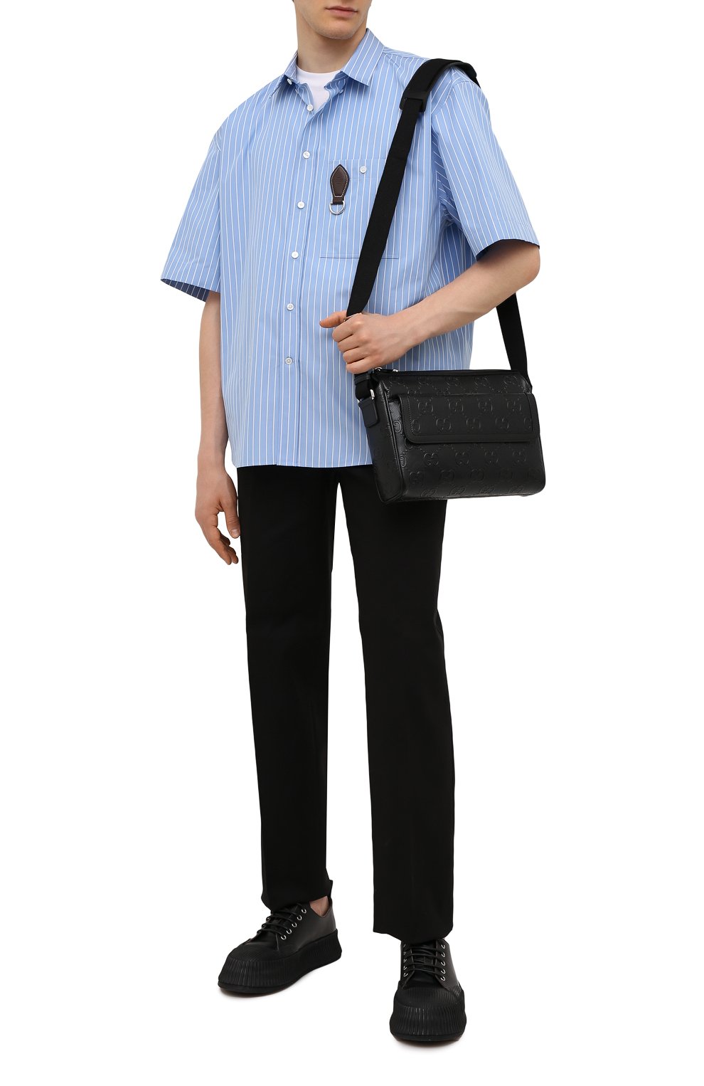 Кожаная сумка gg GUCCI, арт. 658565/1W3CN, фото 2