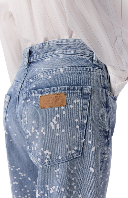 Джинсы MM6 S62LB0207/M30018 Голубой  S62LB0207/M30018 Фото 5