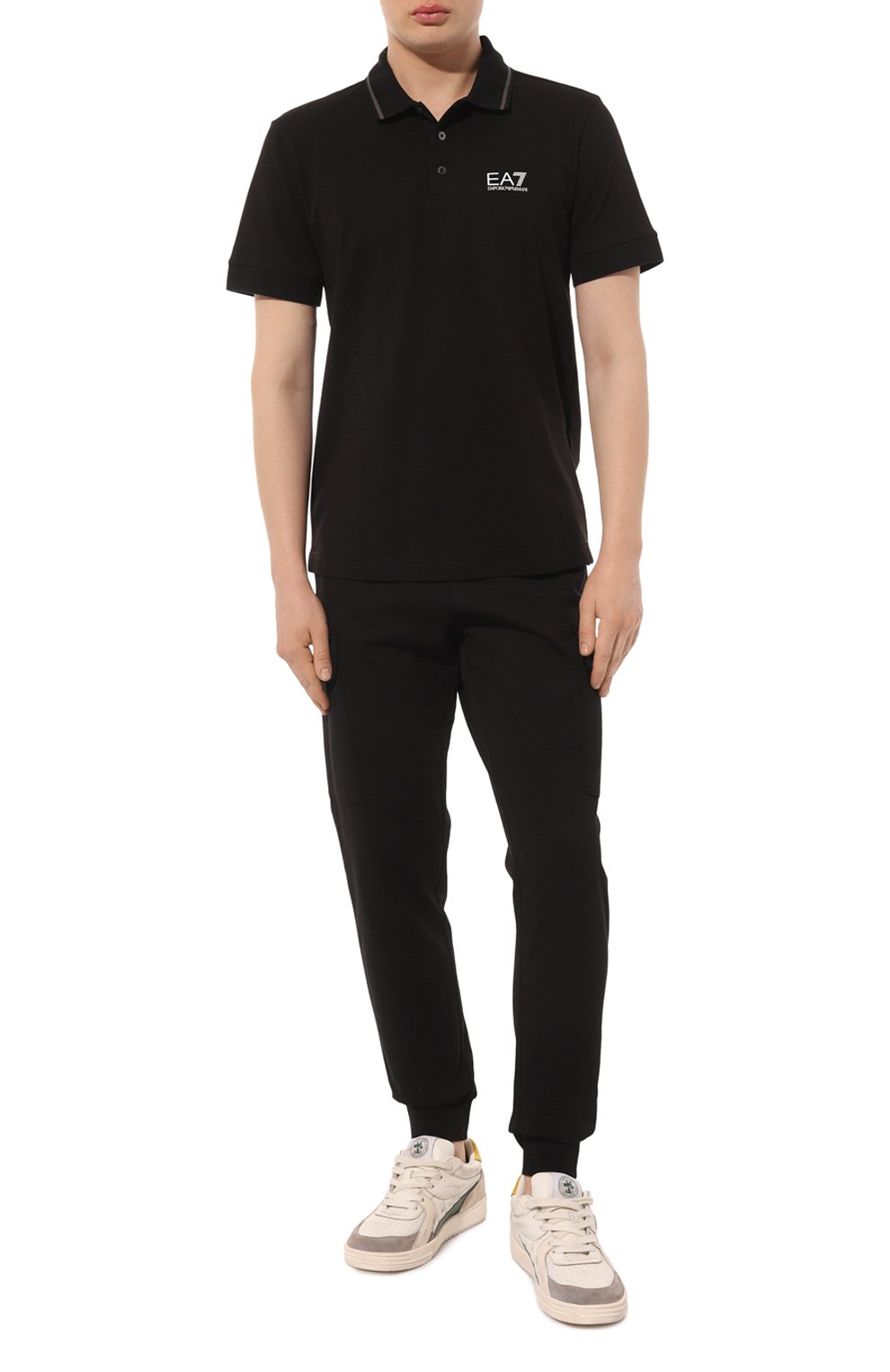 Хлопковое поло EA7, арт. 8NPF06/PJ04Z, фото 2