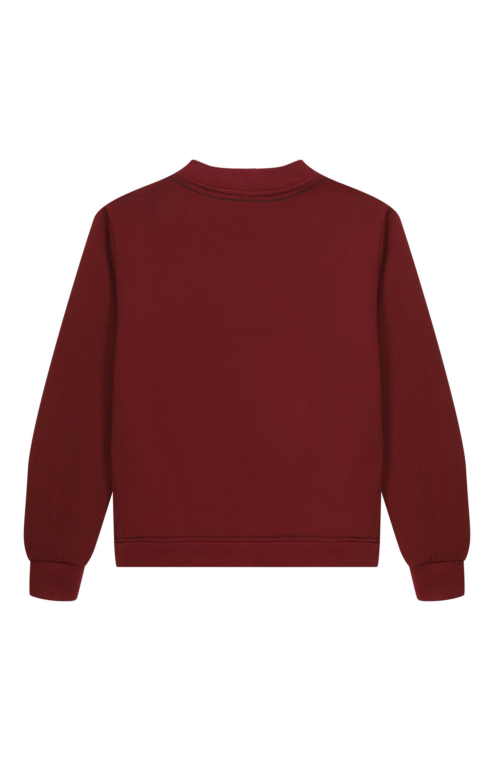 Хлопковый свитшот DOLCE & GABBANA бордового цвета по цене 32050 руб., арт. L4JWKD/G7QK0_001, фото 2 Хлопковый свитшот DOLCE & GABBANA, арт. L4JWKD/G7QK0_001, фото 2