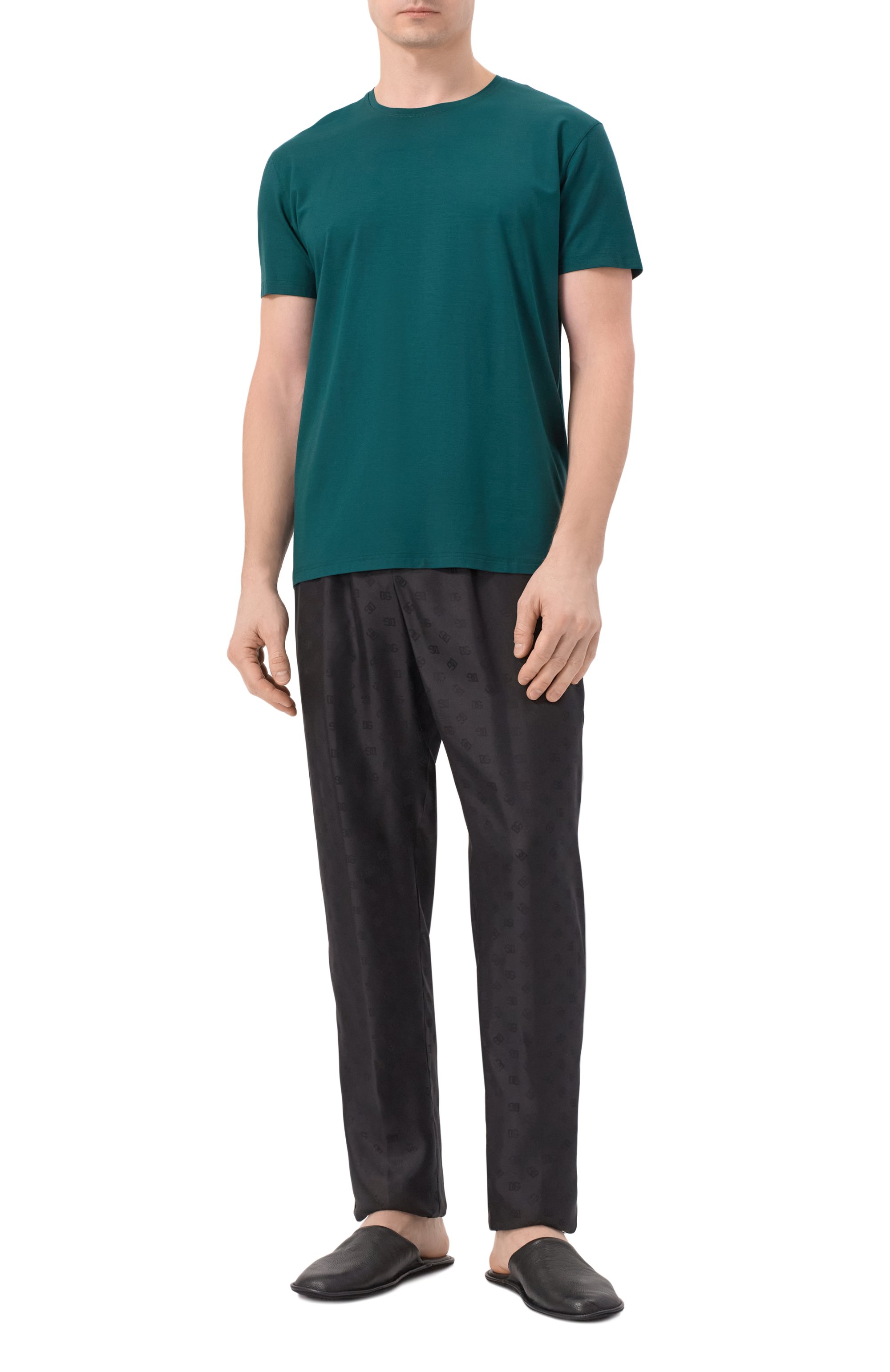 Футболка DEREK ROSE зеленого цвета по цене 14750 руб., арт. 3048/BASE018, фото 2 Футболка DEREK ROSE, арт. 3048/BASE018, фото 2