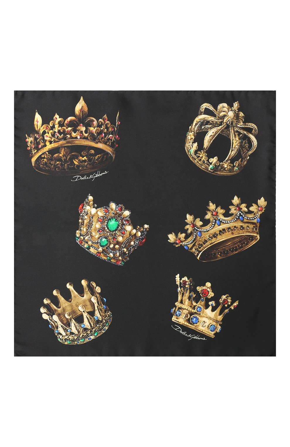 Шелковый платок DOLCE & GABBANA, арт. GR412E/G0WJV, фото 4